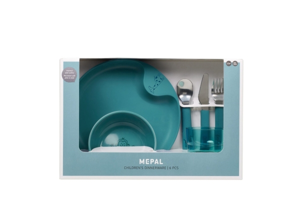 Assiette enfant Mepal Mio - deep turquoise